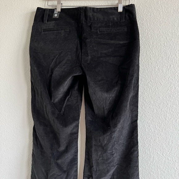NWT The Limited Drew Fit Black Corduroy Flare Leg Pants - Size 8 - Picture 8 of 11